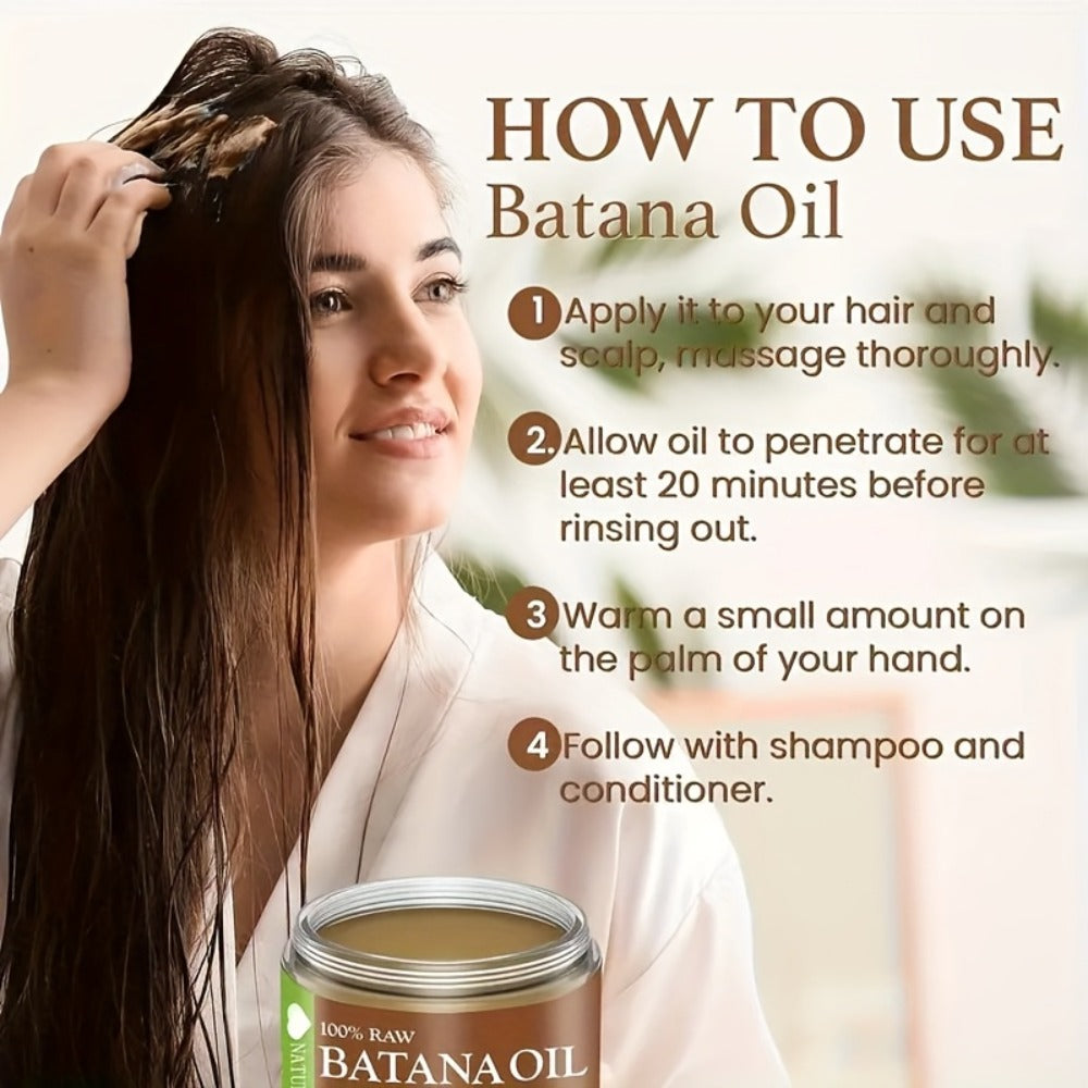 Batana Oil for Hair Growth 2-Pack - Honduras Pure Batana Hair Oil for Dry Damaged Hair, Deep Moisturizing Scalp Treatment, Nourishes All Hair Types, Value Twin Pack - product image 8