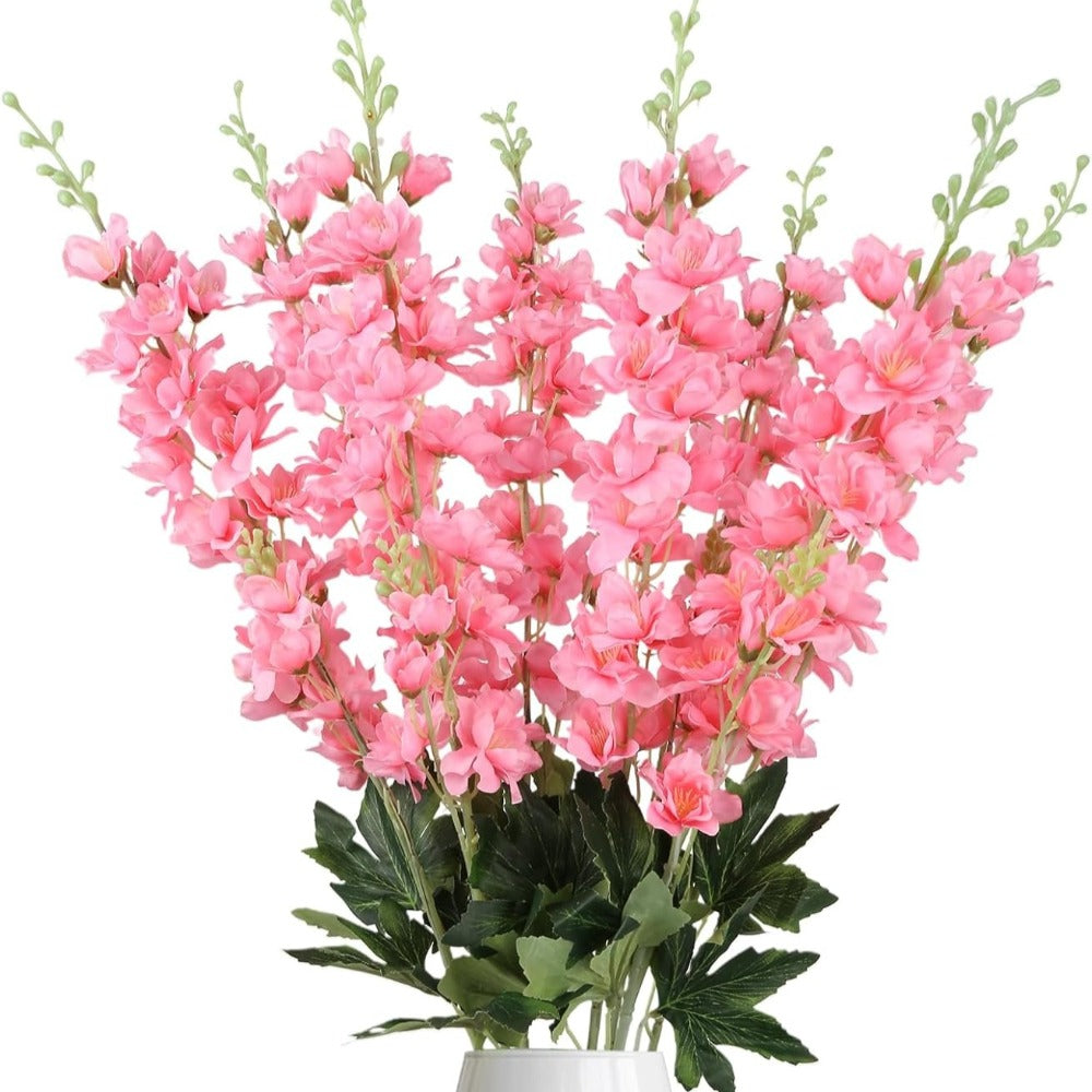 Artificial Delphinium Flowers 8pcs 33.5 Inch Faux Larkspur Stems for Wedding Centerpieces, Tall Silk Flower Bouquet for Home Vase Table Garden Decor - product image 17