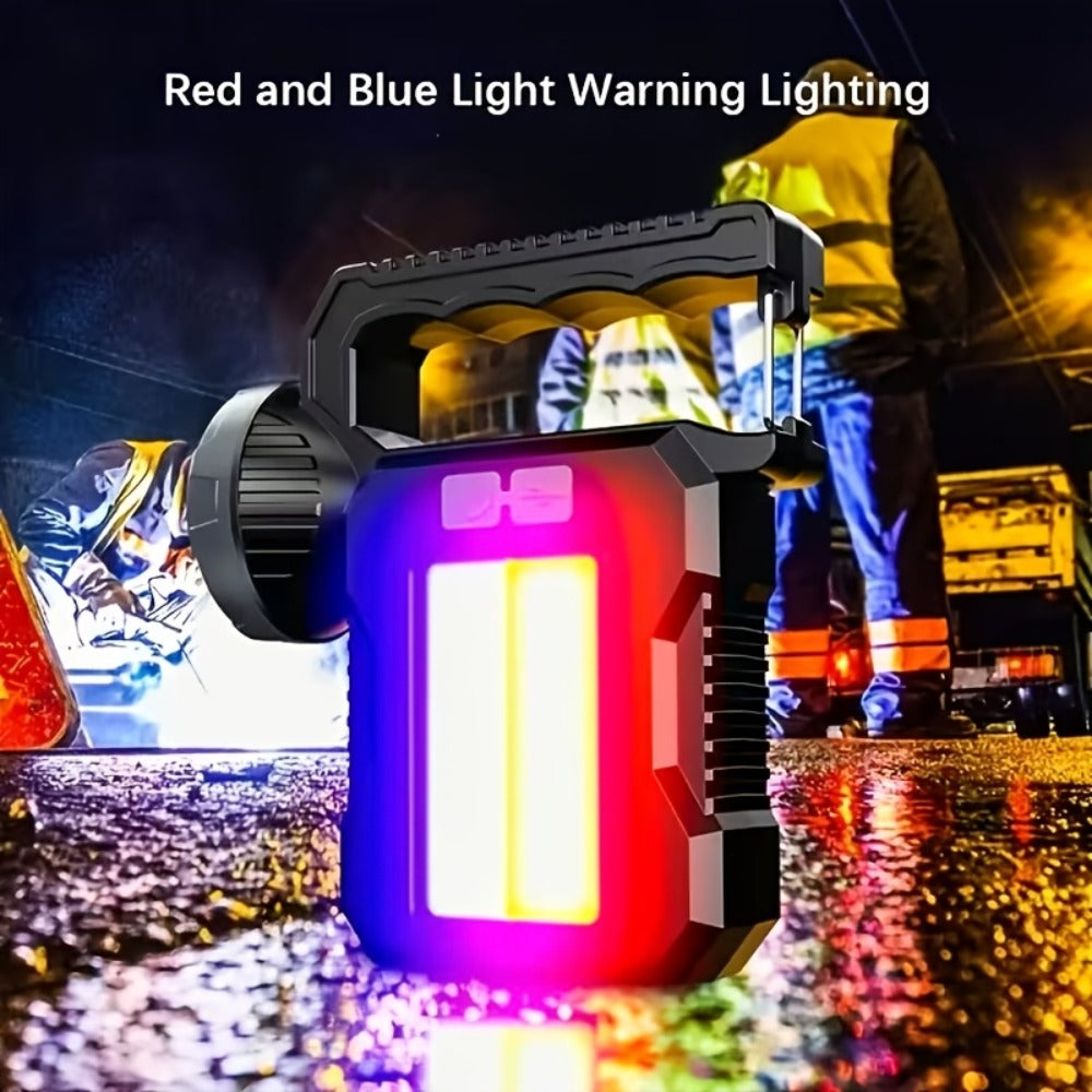 Solar Flashlight USB Rechargeable Ultra-Bright LED | 4 Lighting Modes Portable Solar Torch with Battery Indicator | Camping Hiking Emergency Night Fishing Outdoor Gift - product image 13