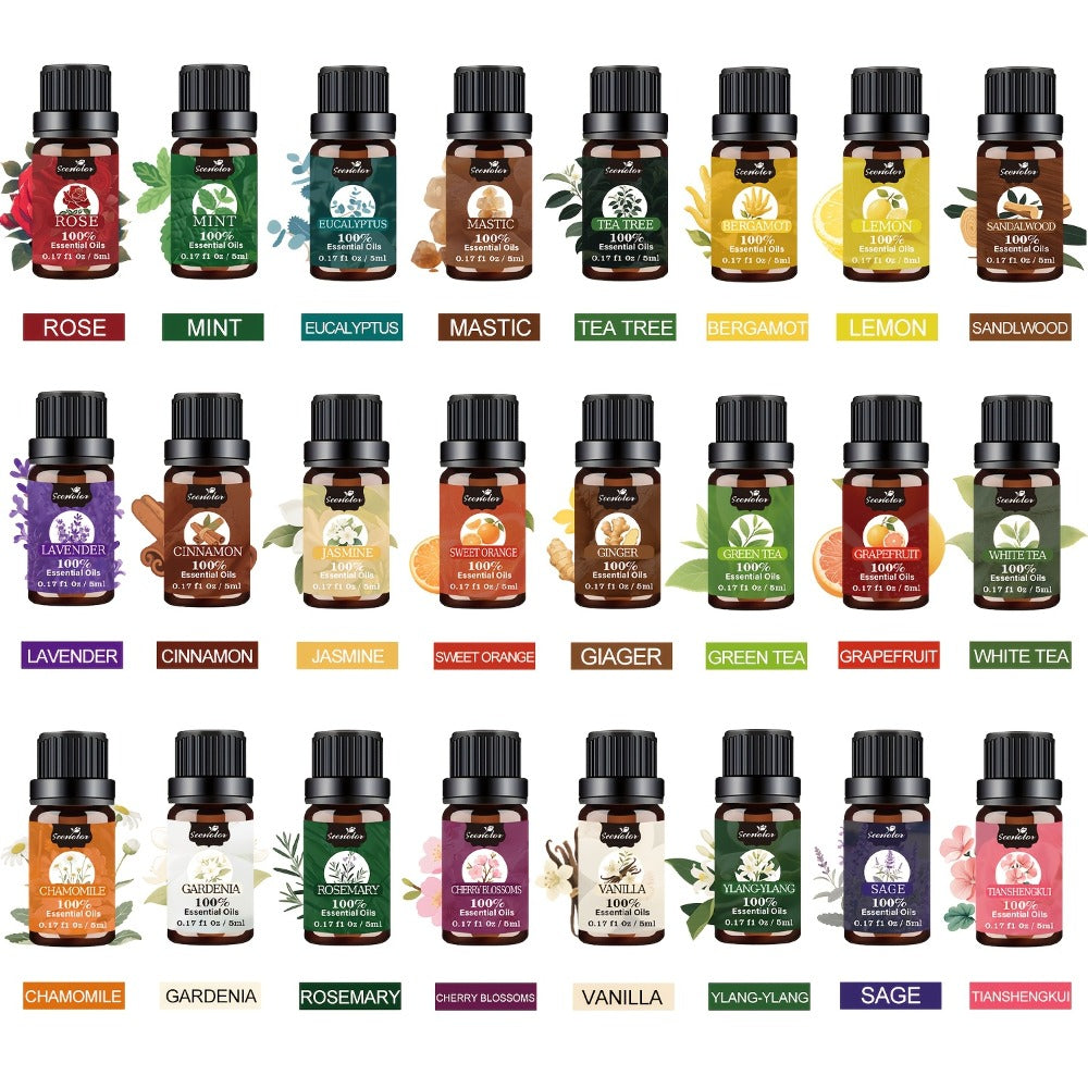Fragrance Essential Oil Gift Set – Premium Hotel Scent Diffuser Oils for Candle Making, Aromatherapy & Home Fragrance | 12 or 24 Piece Set - product image 2