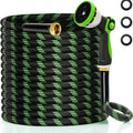 Garden Hose 100Ft/150Ft/75Ft/50Ft/25Ft/15Ft/10Ft with 10-Function High-Pressure Spray Nozzle, Lightweight, Non-Expandable Water Hose for Yard, Lawn, Car Wash - product image 3