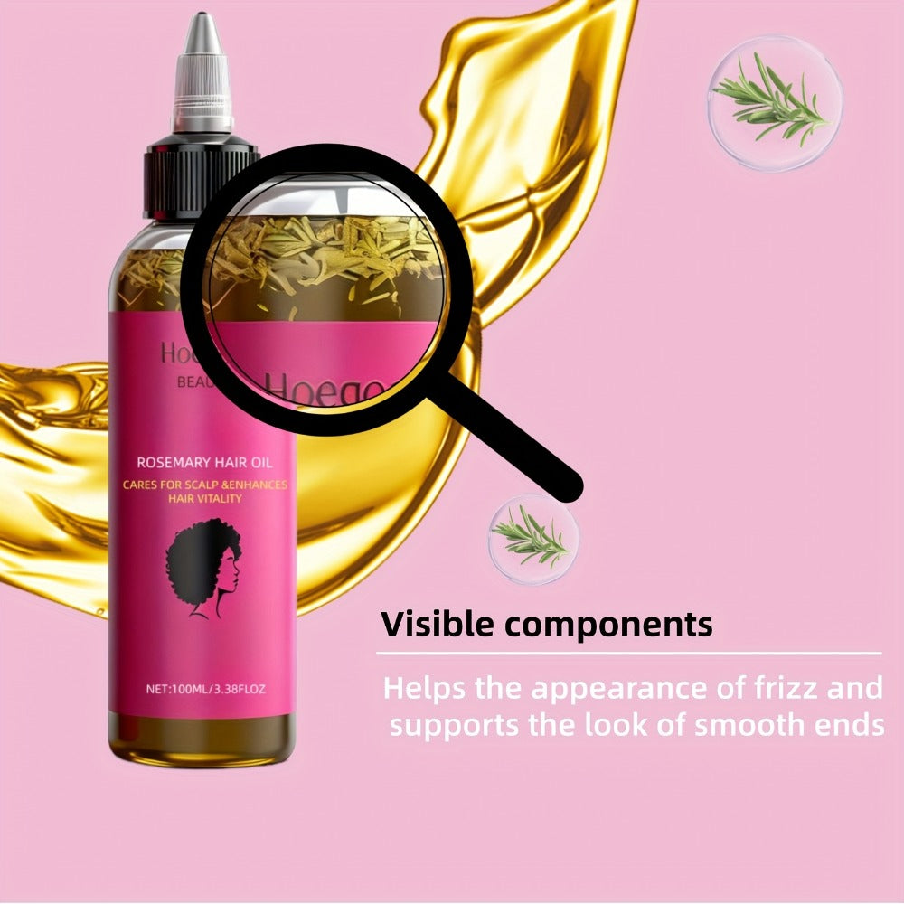Rosemary Hair Oil 2 Pack Gift Set with Bataana Oil | Scalp Nourishing Moisturizing Hair Growth Treatment | Anti-Frizz Strengthening Natural Hair Oil for Women | Birthday Valentine' - product image 12