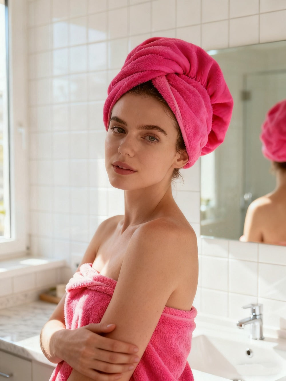Coral Velvet Bath Towel Set 18pcs – 4 Bath Towels 4 Hand Towels 10 Washcloths Hotel Quality Soft Absorbent - product image 24