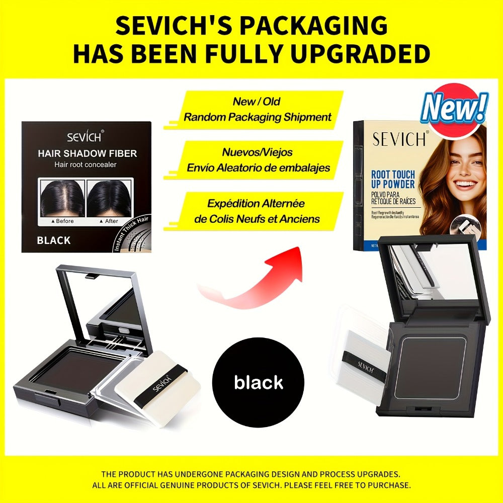 SEVICH Hairline Powder 12g Bald Spot & Root Concealer – 24H Stain-Proof Plant Squalane Formula, Instant Gray Root Touch Up Hair Shadow for Thinning Hairline, Coffee Shade, Women &  - product image 10