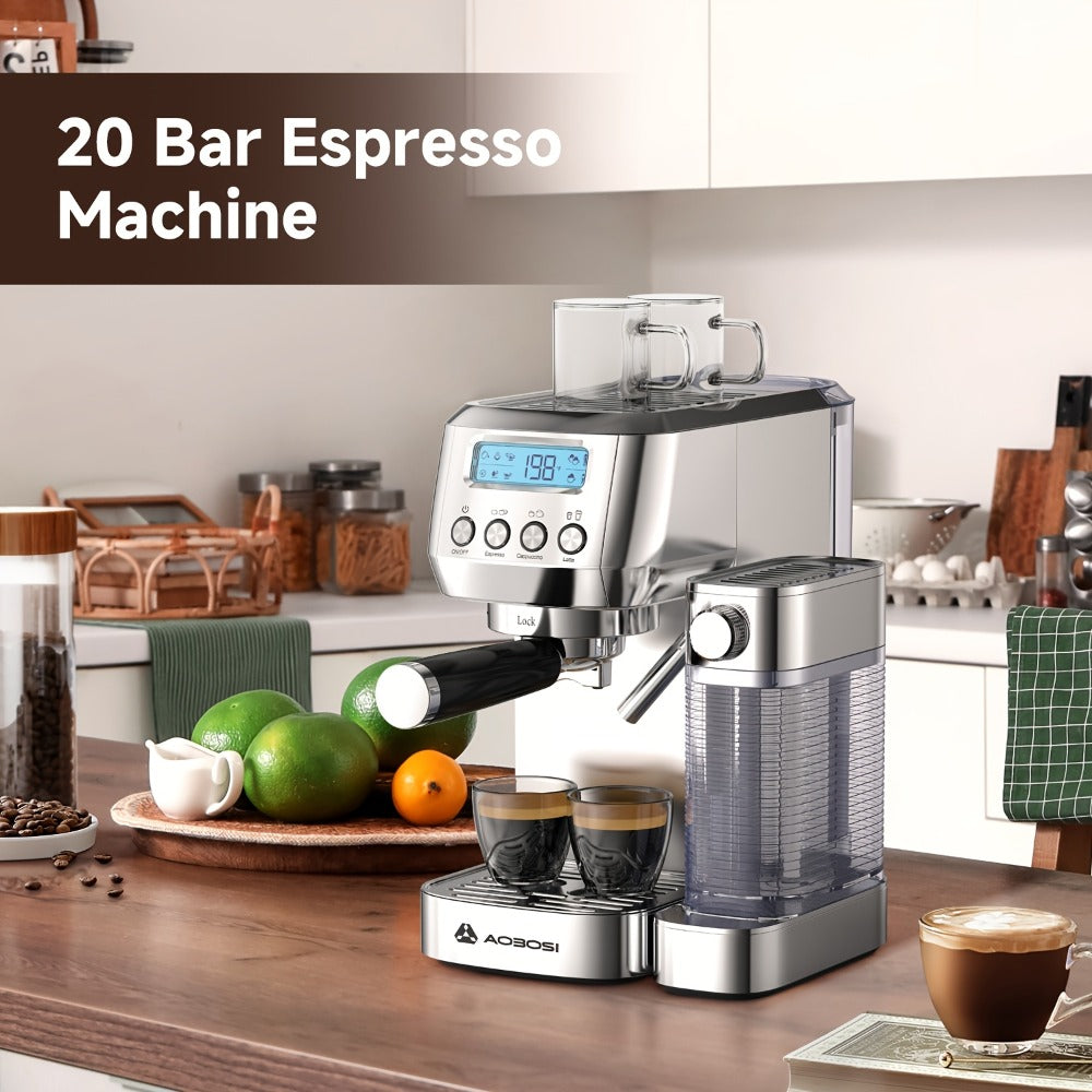 Espresso Machine 20 Bar with Automatic Milk Frother – Dual Boiler Coffee Maker, Touch Control, Cappuccino & Latte Machine with Dual Wall Filters, Includes Milk Frother, Easy to Use - product image 6