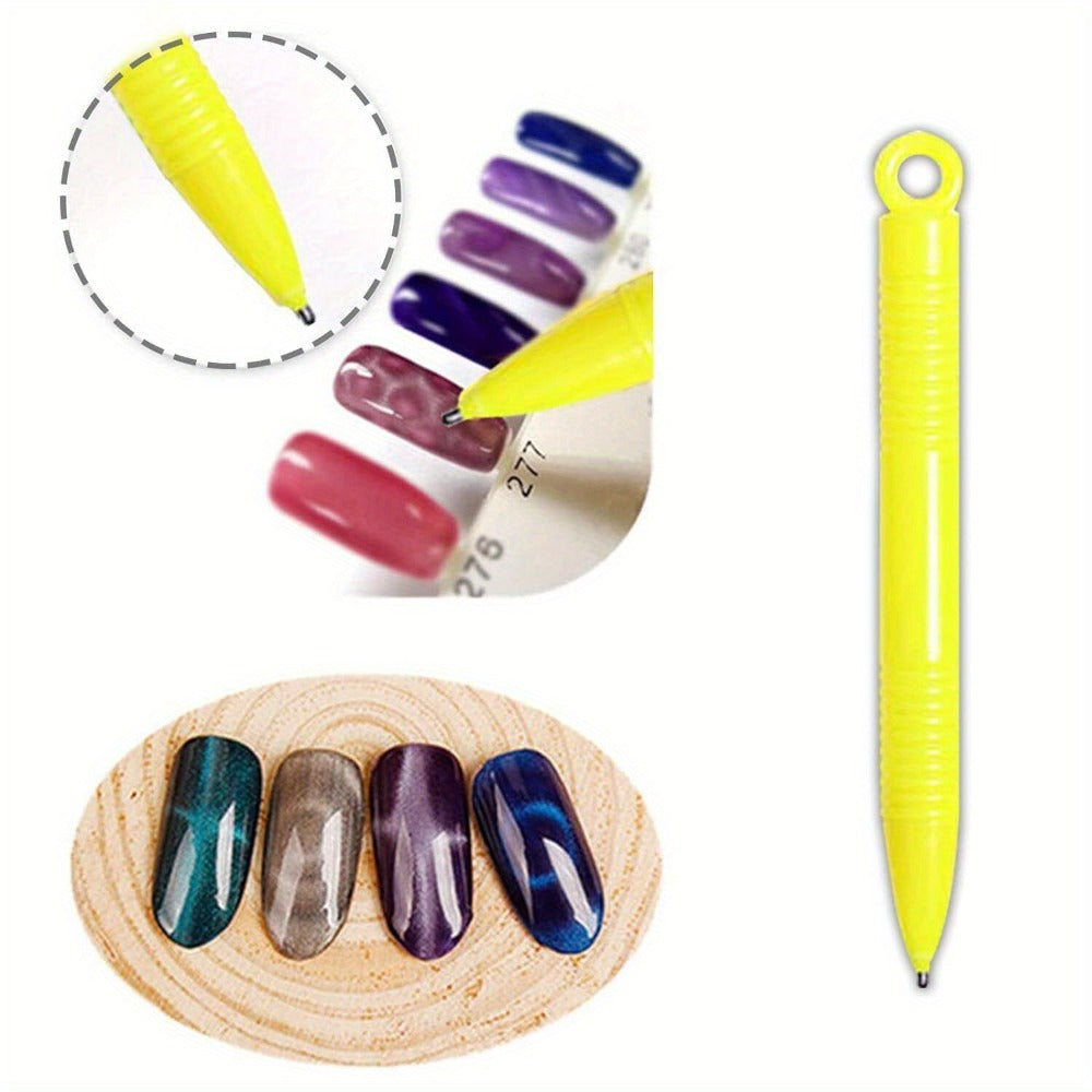 Cat Eye Gel Polish Kit 14Pcs Magnetic UV Nail Polish Set with Magnet Pen – 3D Shimmer Cat Eye Nail Art for Salon & DIY Manicure, Beginner to Pro, Long-Lasting LED Curable - product image 9