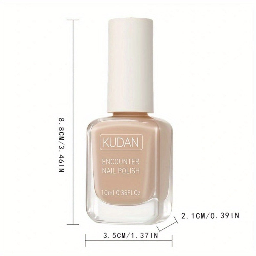 Quick-Dry Nail Polish No Lamp Needed Gray Blue 2pcs – Long-Lasting Glossy Gel-Like Shine, Alcohol-Free Easy-Off Formula 0.35 fl oz, Elegant Shade for Daily Professional Manicure Wo - product image 4