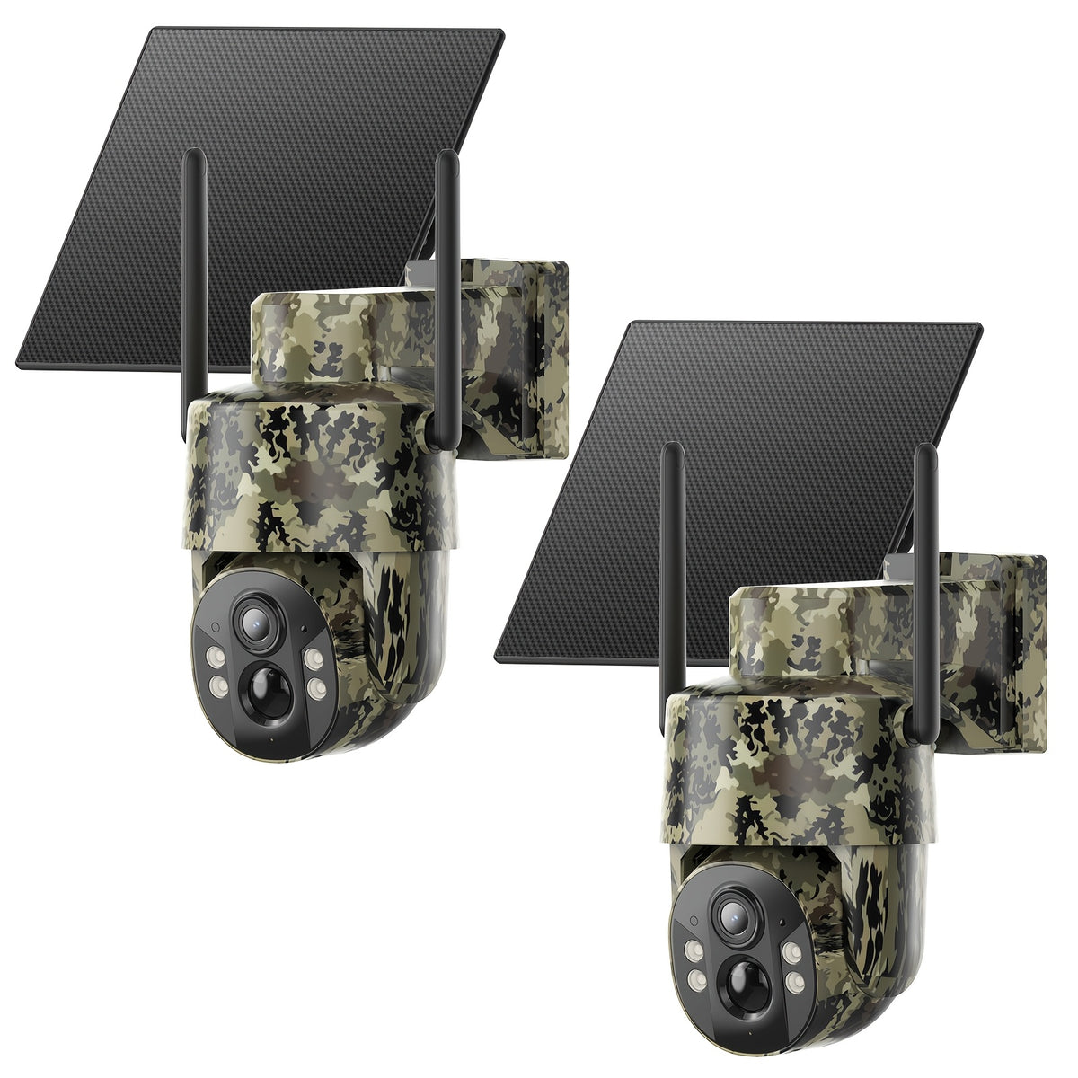 LTE Cellular Solar Security Camera Wireless Outdoor, No WiFi Need Solar Powered Camera, Hunting & Farm Trail Camera With 360° Live View, 4K Night Vision, 2-Way - product image 10