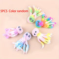 Cat Kick Toy Octopus 5-Pack – Cute Stuffed Chew & Kick Plush Toy for Indoor Cats, Teaser Wand Replacement Heads, Colorful Catnip-Style Interactive Cat Toy Set - product image 3
