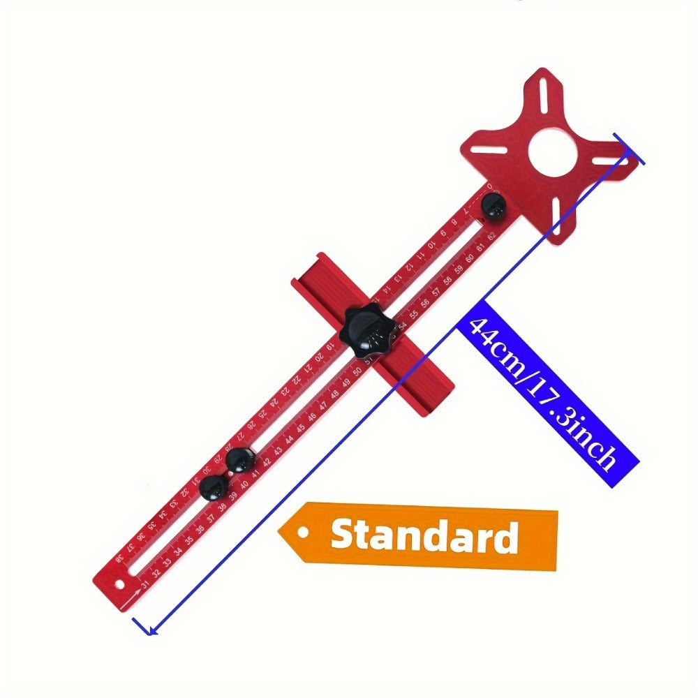 Circle Cutting Jig 3-in-1 Woodworking Router Fixture Expandable 3.54 to 24 Inch Diameter Adjustable Slotting Positioning Tool for Precision Circular Hole Milling DIY Professional - product image 8