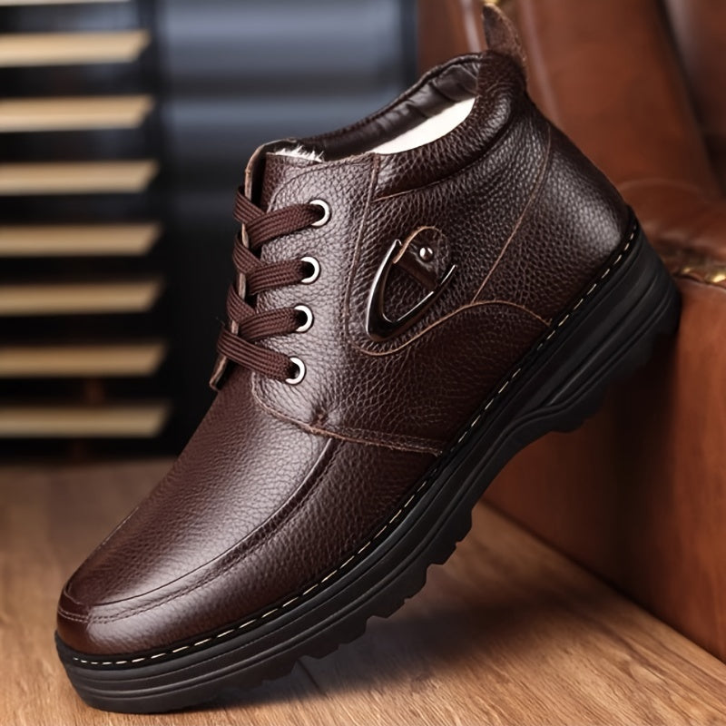 Warm Men's Shoes with Velvet 5852