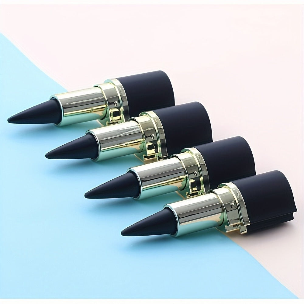 Waterproof Eyeliner Pencil 5 Pack Matte Black Smudge-Proof Long-Lasting Cream Formula – Fade-Resistant Easy Apply Liner Set for Beginners Smoky Eye Everyday Makeup Waterline Safe W - product image 5