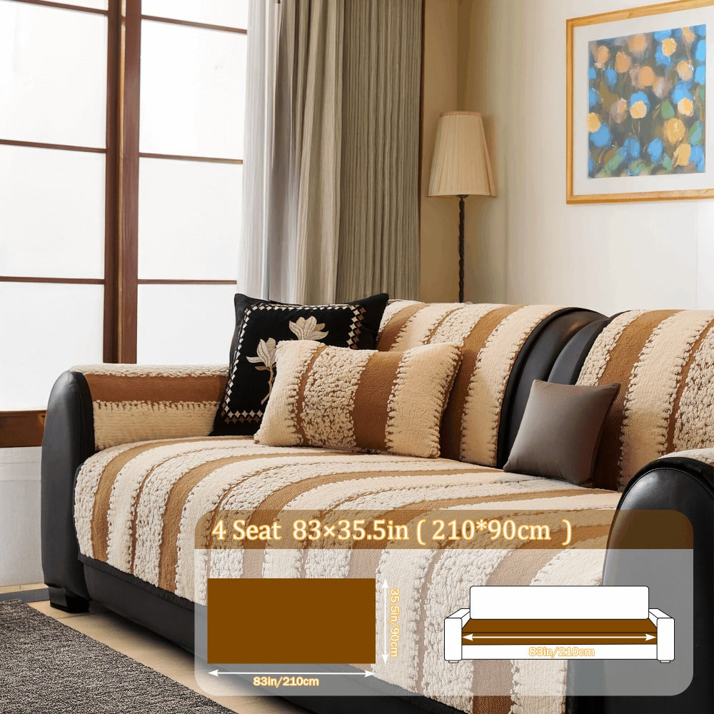 Sofa Cover Plush Non-Slip Washable Sectional Couch Slipcover Soft Durable Furniture Protector for Pets Cats Dogs 2 3 4 Cushion Sofa L-Shape Modern Sofa Pad Warm Sitting Cover All S - product image 19