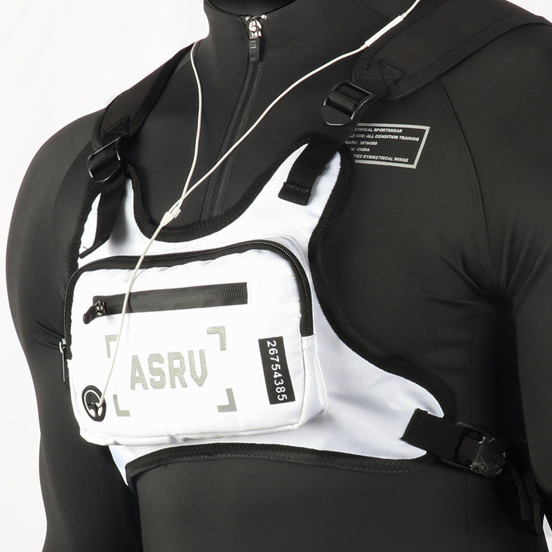 Reflective Adjustable Vest Strap, Waterproof, Cycling Hiking Skiing Sports Pack | Featherlight Running Chest Bag for Men - product image 6
