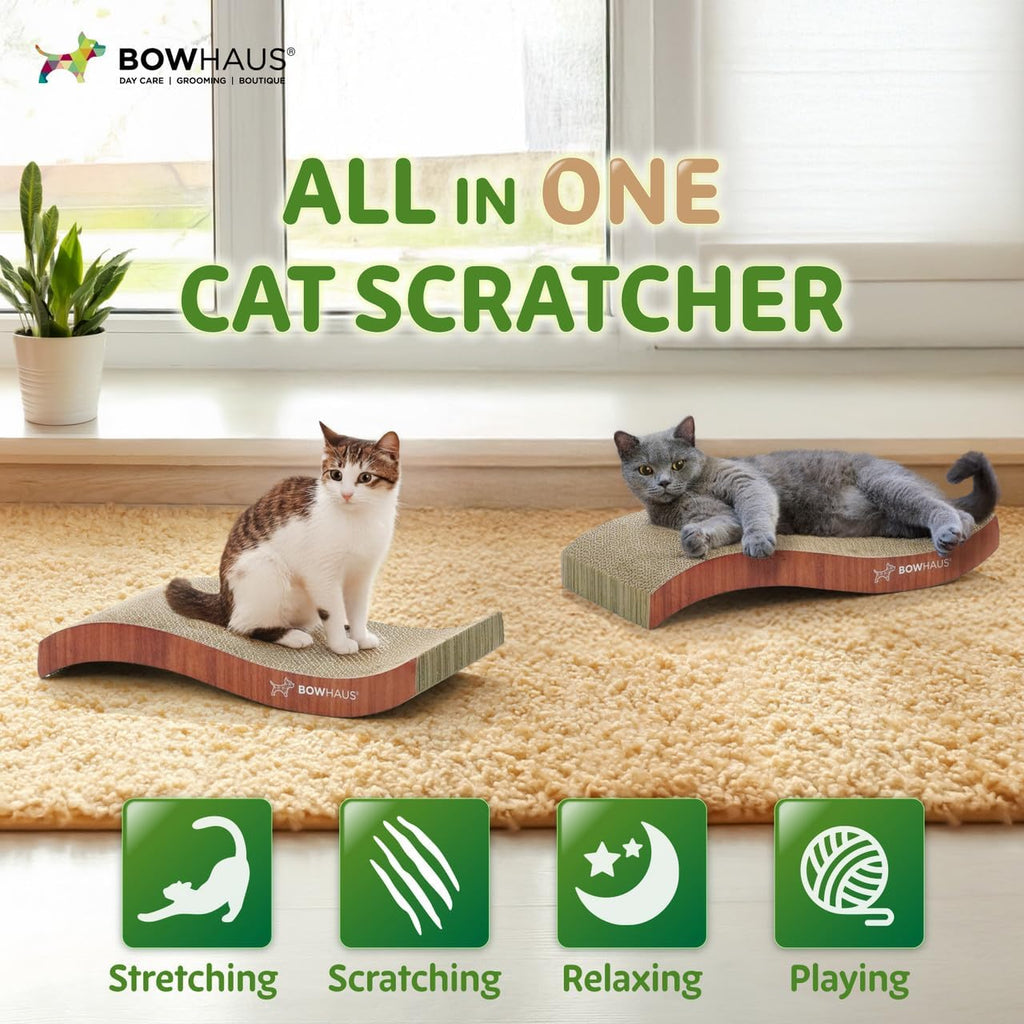 Cat Scratcher Lounger Reversible – Large Cardboard Cat Scratching Pad & Board for Indoor Cats, 5-Layer Durable Construction, Double-Sided Scratch Surface - product image 5