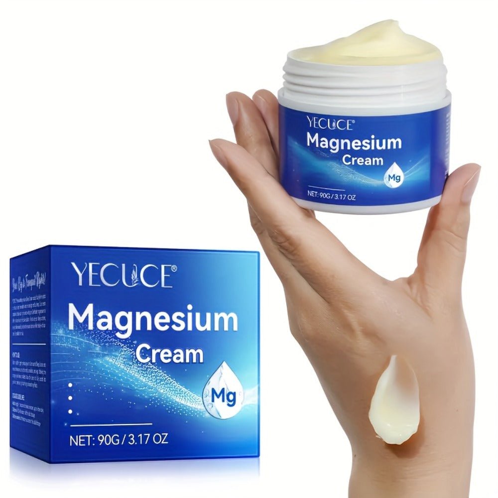 Magnesium Sleeping Cream 2-Pack 180g Each — Pure Magnesium Chloride Overnight Body Moisturizer, Alcohol-Free Dry Skin Relief Cream for Women & Men, All Skin Types - product image 3