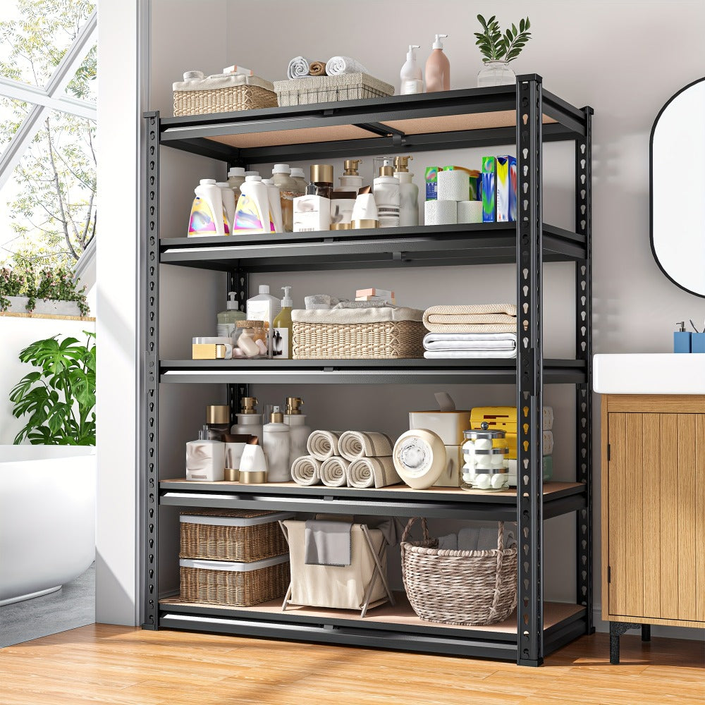 Heavy Duty Garage Shelving Unit 5-Tier Metal Storage Shelf – 2000/2500 LBS Capacity Adjustable Steel Shelves for Garage, Basement & Warehouse | 60"/72" H Utility Rack for Kitchen,  - product image 9