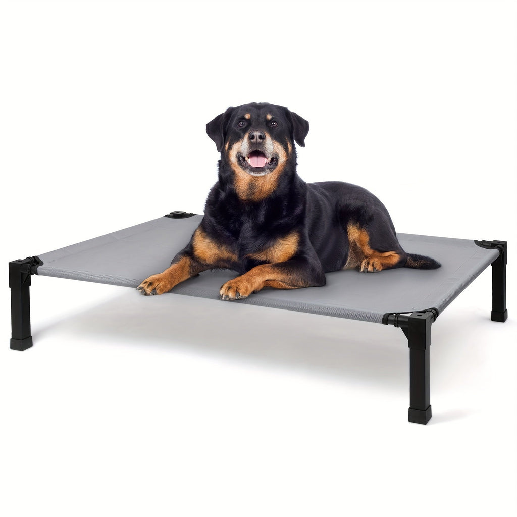 Washable Breathable Mesh, No-Slip Feet, Carry-along Dog Cot for Indoor & Outdoor Use, 4 Sizes, 7 Colors – Elevated Dog Bed Cooling Raised Cot with Metal Frame - product image 3