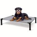 Washable Breathable Mesh, No-Slip Feet, Carry-along Dog Cot for Indoor & Outdoor Use, 4 Sizes, 7 Colors – Elevated Dog Bed Cooling Raised Cot with Metal Frame - product image 3