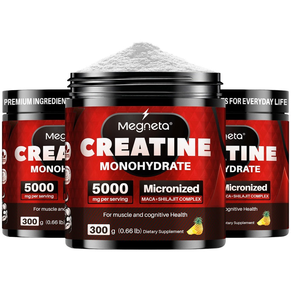 Micronized Creatine Monohydrate Powder 300g — 5000mg Per Serving | 60 Servings | Strength, Power & Focus Formula | No Artificial Sweeteners or Flavors | Pure Unflavored Pre & Post  - product image 7