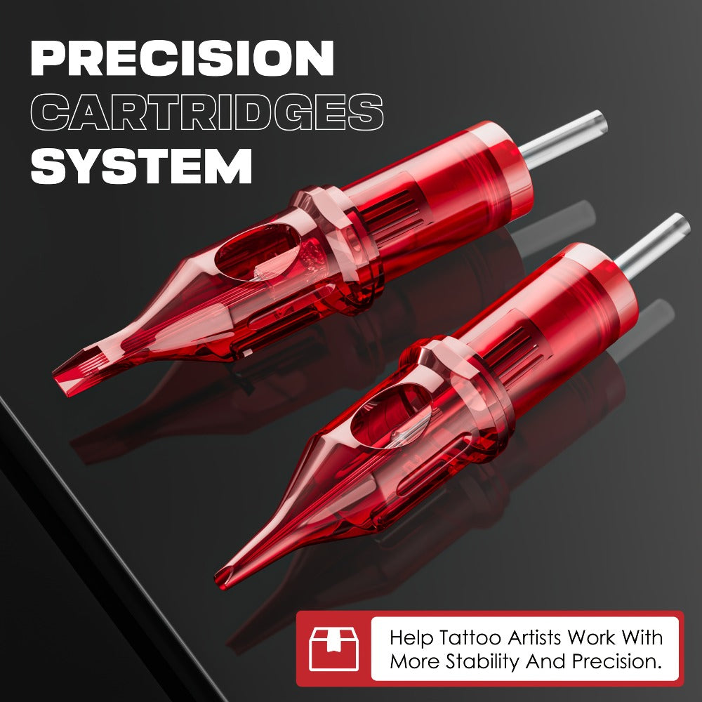 Assorted Tattoo Cartridge Needles Set 20/50pcs - Round Liner Shader Curved Mag Mixed Pack, #10 Bugpin #12 Standard, 3RL 5RL 7RL 9RL 11RL 5RS 7RS 9RS 7RM 9RM 9M1 for Rotary Pen & Co - product image 13