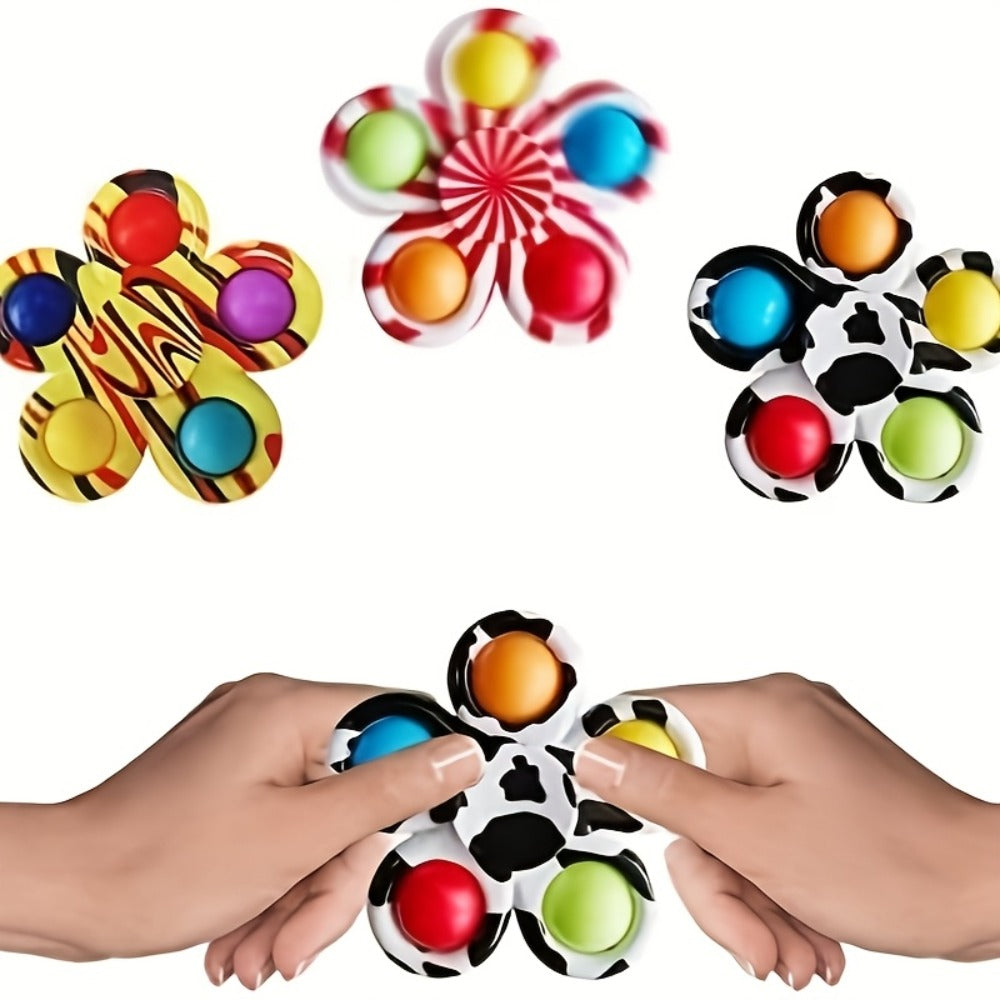 Stress Relief Spinner Toys for Kids ADHD Anxiety Focus Party Favors Classroom Prizes Goodie Bag Fillers Birthday Gifts Girls Boys – Sensory Fidget Spinners - product image 4
