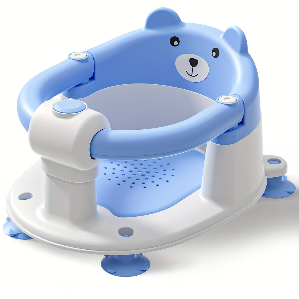 Baby Bath Seat for Babies 6 Months & Up, Toddler Bath Seats for Babies Sitting Up, Non-Slip Infant Bath Tub Chair with 4 Suction Cups & Soft Cushion for - product image