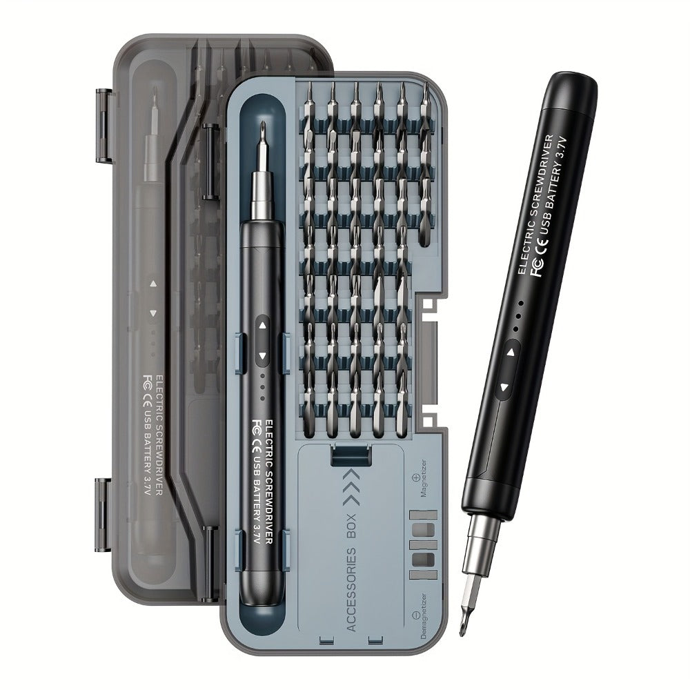 Electric Screwdriver Set 48-in-1, Cordless USB Rechargeable Precision Repair Kit with 38 Magnetic Bits for Phone, Laptop, Camera, Watch - product image 5