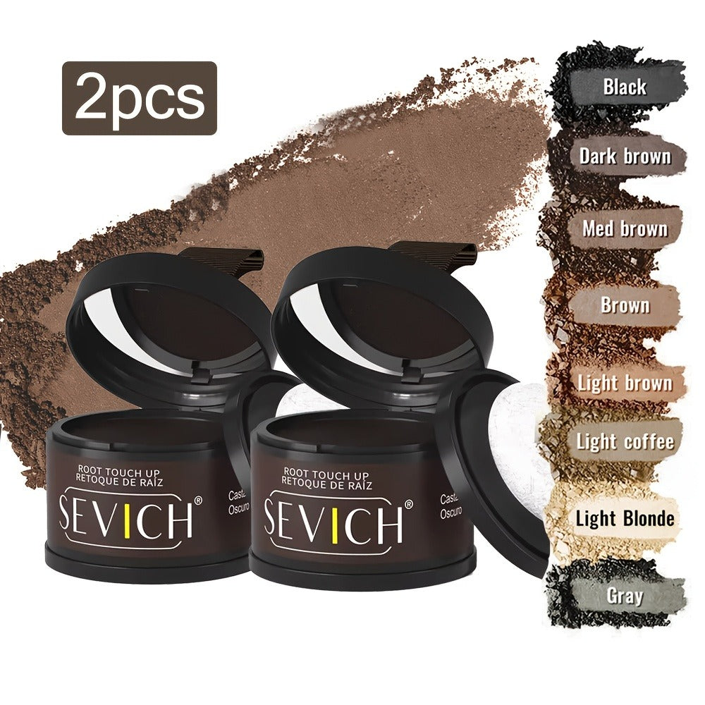 Root Touch Up Hair Powder for Thinning Hair & Gray Roots — Instant Hairline Concealer Shadow Topper, Long-Lasting Resistant Formula, 13 Shades, 2/3pcs Kit for All Hair Types Women  - product image