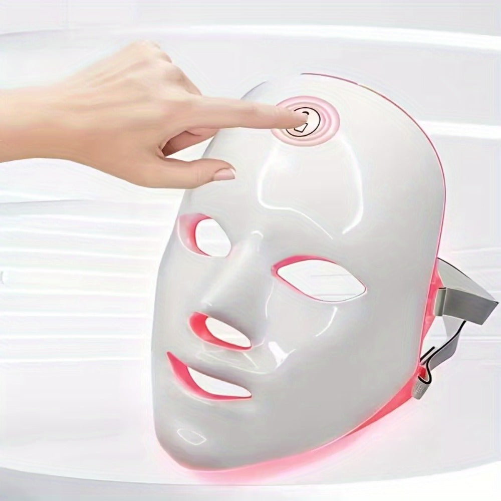 7 Color Photon LED Facial Device – Multifunctional Home Light Therapy Skin Care Tool Anti-Aging Collagen Boost Acne Brightening Rejuvenation Beauty Gift for Women - product image 3
