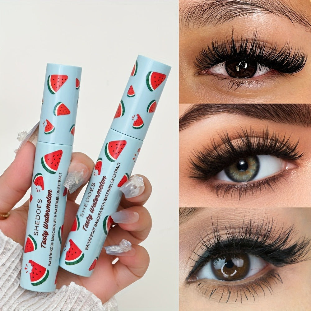 Waterproof Mascara 2 Pack Watermelon — Lengthening Curling & Thickening Formula, Natural Lash Extension, Long-Lasting Smudge-Proof, Beginner-Friendly Eye Makeup for Women - product image 2