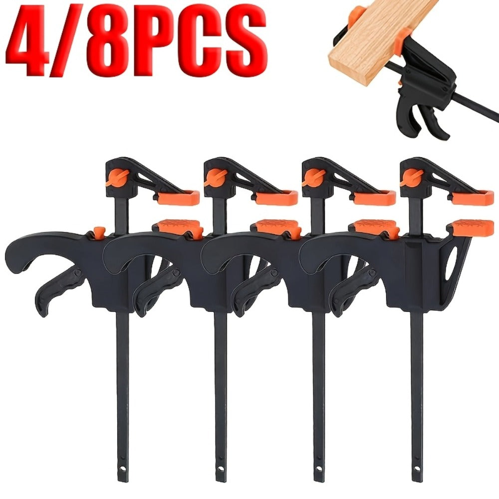 F Clamp Woodworking Quick Clamp Set Ratcheting Bar Clamp with Trigger Handle for Wood Glue DIY Projects - product image