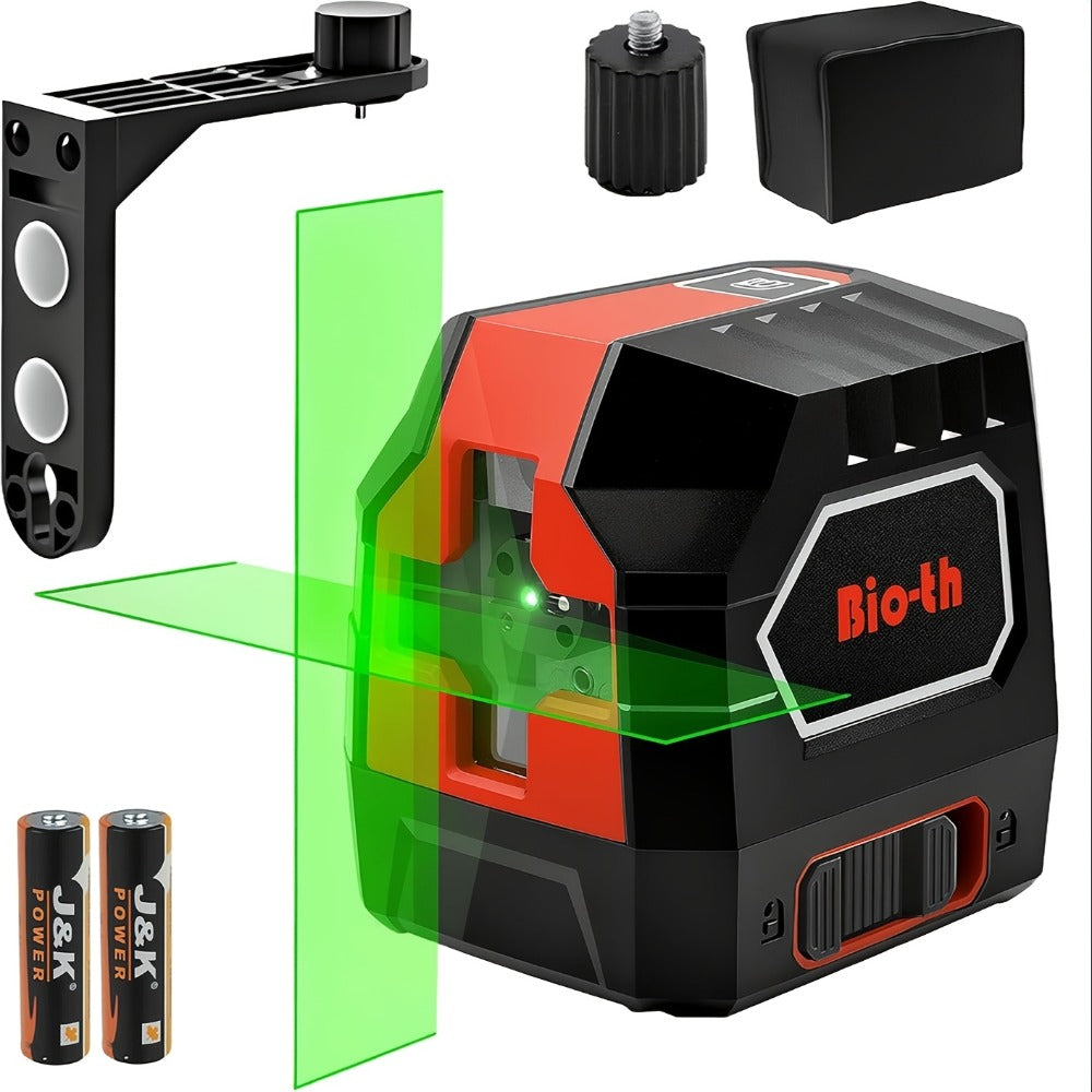 Laser Level Self Leveling 100ft 30m Two Line 360 Degree Magnetic Base Manual Pulse Mode Adjustable Brightness for Construction Tile Flooring Picture Hanging DIY Home Projects - product image 7