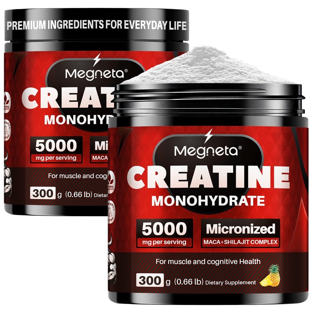 Micronized Creatine Monohydrate Powder 300g — 5000mg Per Serving | 60 Servings | Strength, Power & Focus Formula | No Artificial Sweeteners or Flavors | Pure Unflavored Pre & Post  - product image 5