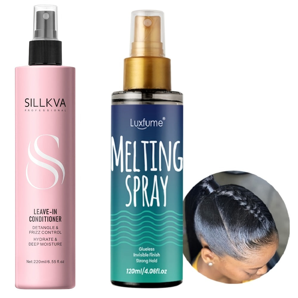 Strong Hold Hair Spray 24H for Women and Men - Flexible Natural Finish Shapes Hair, Secures Wigs and Controls Edges, Moisturizing Quick-Dry Formula 4.06oz - product image 7