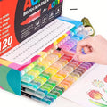 Acrylic Paint Pens Marker Set for Rock Painting Canvas Wood Glass Fabric Ceramic Fine Tip Liquid Acrylic Markers for Artists Adults Kids Available in 12 36 60 80 120 Colors for Everyday Use