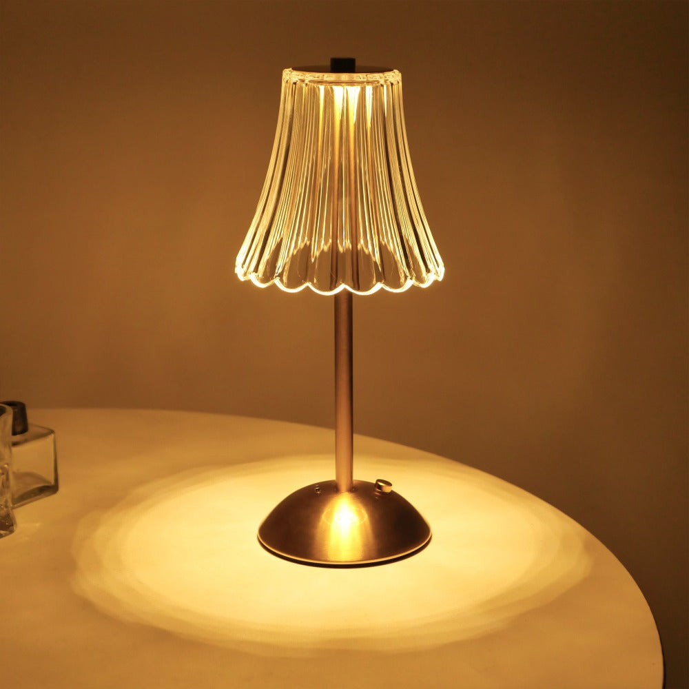 LED Retro Metal Table Lamp for Bedroom, Nordic Bedside Night Light with USB Charging, Warm Atmosphere Desk Lamp for Living Room Reading - product image 3