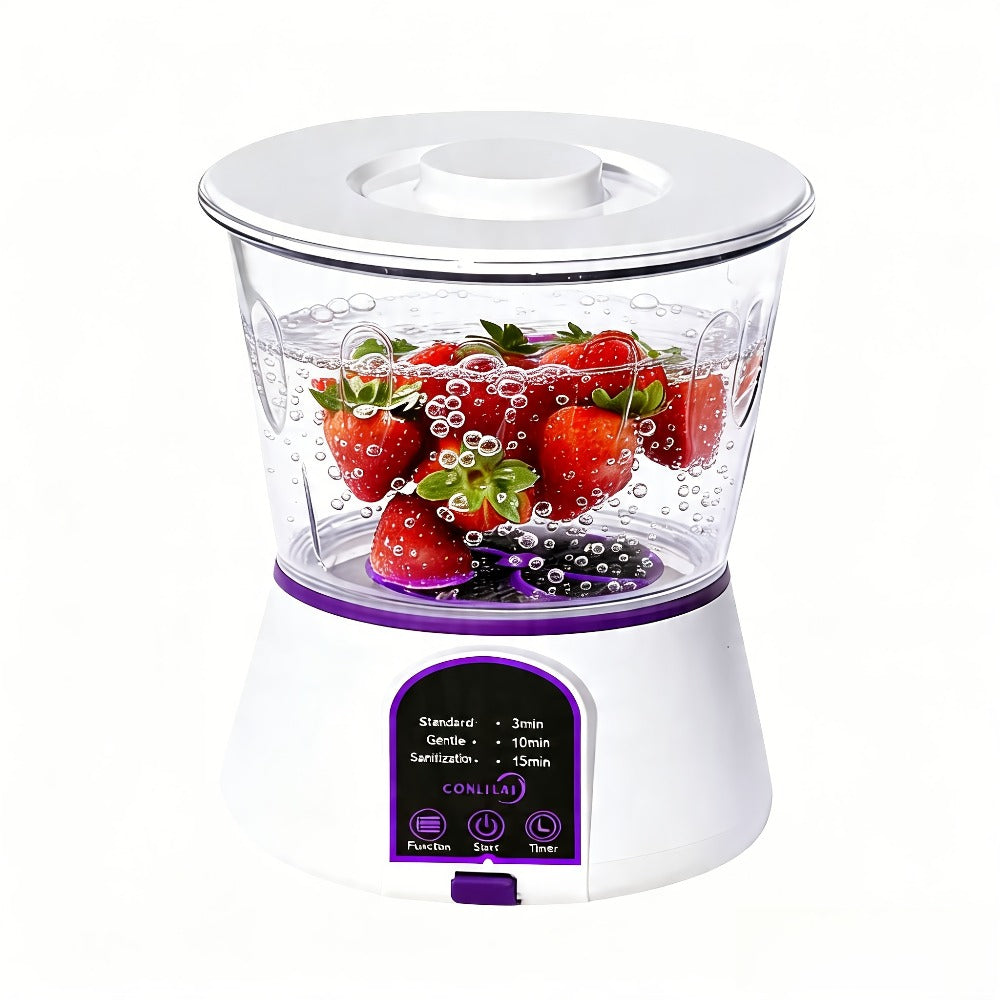 Fruit and Vegetable Cleaner Machine Ultrasonic Purifier Multifunctional Household Food Cleaning Device Rechargeable for Removing Pesticides Bacteria Single Dual Battery Options - product image 3