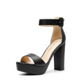 Women Heeled Sandals Pumps for Party for Wedding Womens High Heel Platform Pump Sandal with Ankle Strap Brand Shoes for Ladies Fashion Classic, Women Shoes - product image 3