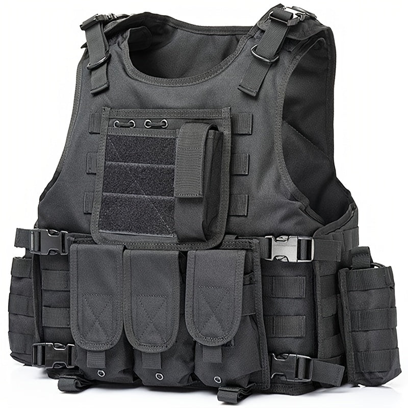 Tactical Outdoor Training Vest for Men Women | Lightweight Protective Hiking Vest with Multi-Pocket Design, Breathable & Adjustable, Ideal for Trekking Camping - product image