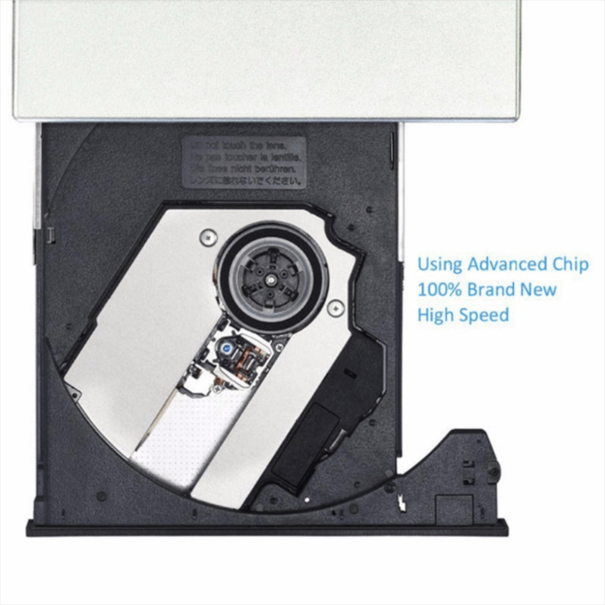 External DVD CD/DVD-ROM CD-RW Player Portable External CD-RW Drive DVD-RW Burner Recorder Player for Laptop Desktop Computer with Storage Bag - product image 6