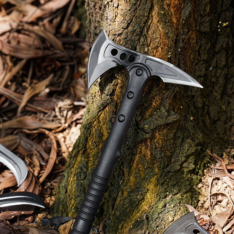 Survival Hatchet Camping Axe Multitool Folding Axe with Hammer Magnesium Fire Starter Flint Rod Emergency Breaching Tool for Camping Hiking Off-Road Outdoor - product image 2