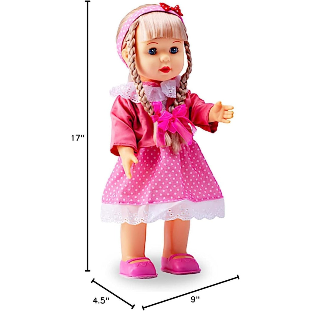 Walking Talking Doll Sonic Control 12 Inch Blonde Princess | Clap Activated Sings Walks Talks, Blinking Blue Eyes, Interactive Electronic Baby Doll, Birthday - product image 7