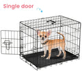 Folding Metal Wire Dog Cage with Leak-Proof Tray, Indoor Outdoor Travel Pet Kennel for Small Medium Large Dogs, 5 Sizes | Dog Crate with Divider Panel & Double - product image 3