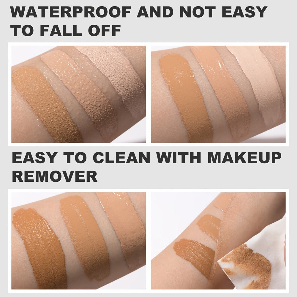 Liquid Concealer and Contour Stick Set 2 Pcs Buildable Coverage Hydrating Pore Minimizing Long-Lasting for Blemishes Dark Circles All Skin Types Flawless Finish - product image 19