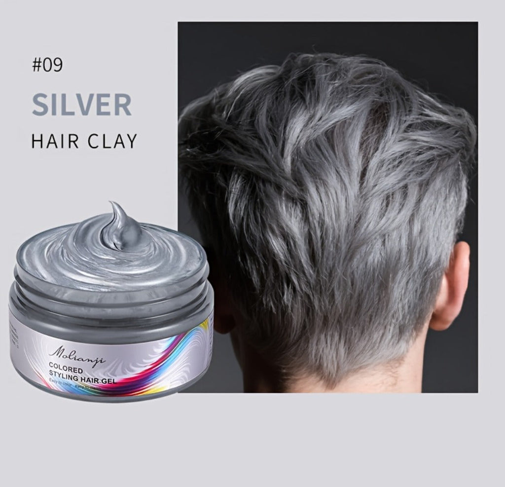 Hair Color Wax Temporary Hair Dye 3.53oz — 9 Vivid Shades, Easy Wash, Non-Damaging, Mixable Colors for Halloween Carnival Festival Cosplay Party - product image 28