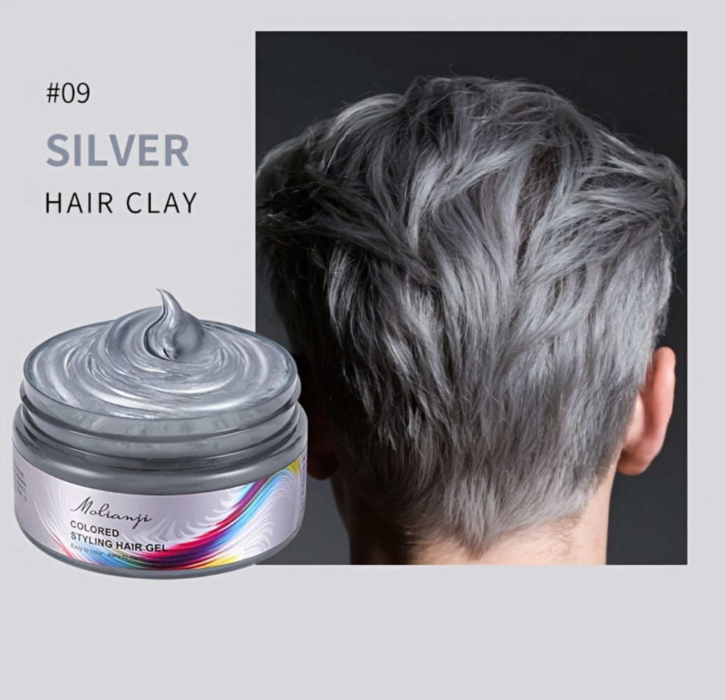 Hair Color Wax Temporary Hair Dye 3.53oz — 9 Vivid Shades, Easy Wash, Non-Damaging, Mixable Colors for Halloween Carnival Festival Cosplay Party - product image 28