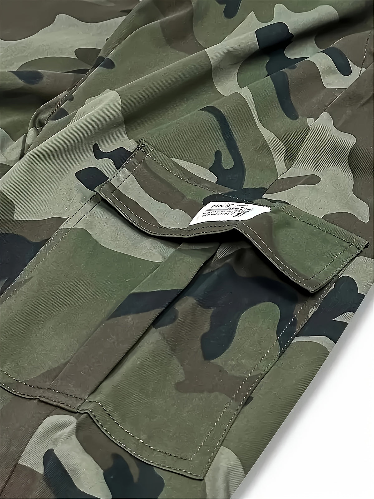 [Father's Day Gift Choice] 3pcs Camo Cargo Shorts for Men, Knee-Length Shorts with Flap Pockets and for Hiking, Hunting, Fishing, Work Shorts for All Outdoors - product image 5