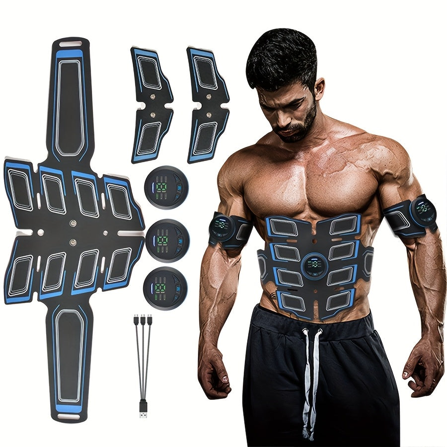 EMS Muscle Stimulator Fitness Massage Belt 6 Modes 18 Intensity Levels USB Rechargeable Low Frequency Physiotherapy Abdominal Toning Body Massager - product image 12