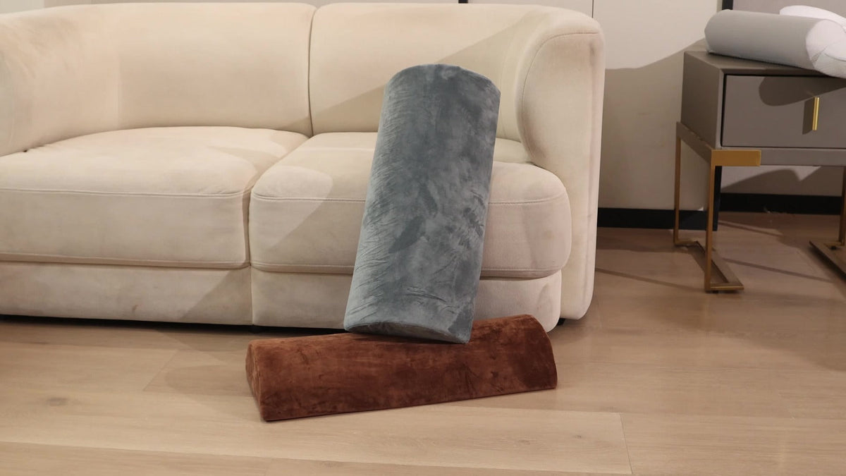 Memory Foam Lumbar Support Pillow Slow Rebound Half-Roll Multifunctional Leg Neck Back Support for Sleep Rest Recliner Elderly Bed Sofa Chair - product image 14